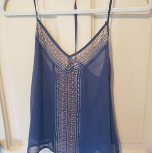 Aeropostale Sheer T-Back Tank